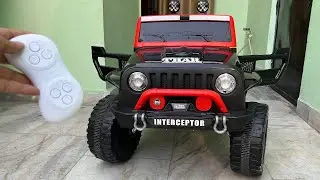 RC Mini Thar Unboxing & Testing | 2.4Ghz Remote Control Ride on Mahindra Thar | Shamshad Maker🔥🔥
