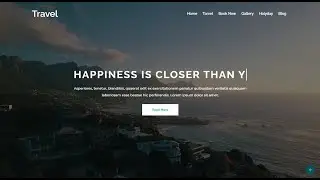 How to make website using html and css responsive web design tutorial | In Hindi | Travel Website