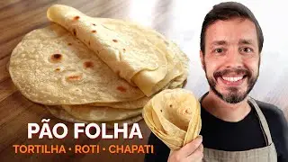 FLAT BREAD (Tortilla, Roti or Chapati): Quick recipe that doesn't require kneading