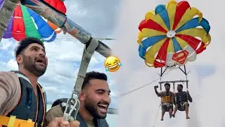 Life Main First Time Parasailing Ki 😍