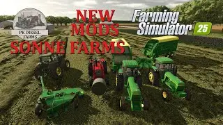 NEW FS25 4440 JD 3950 JD FORAGE HARVESTER  716A JD SILAGE WAGON 1365 JD HAYBINE 856 IH SONNE FARMS