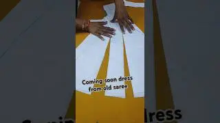 old saree dress | #ytshorts #shortsfeed #viralshort #reuseoldsareeideas #viralvideo