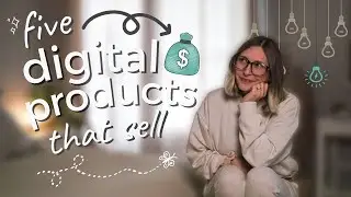 5 digital products to sell online 2021 ... and how to sell digital products online FREE 💸