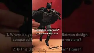 Mezco Toyz The Batman Quick Look. #actionfigure #mezcotoyz #thebatman #robertpattinson #shorts