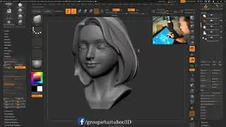 Tuhoc3D - Hướng dẫn dùng cọ Curve trong Zbrush