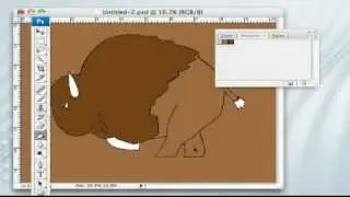 How to Paint a Digitized Line Art Drawing in Photoshop