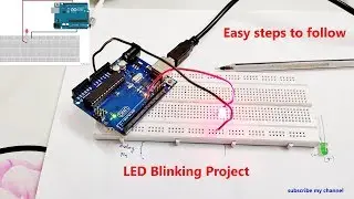 LED Blinking  Project using Arduino