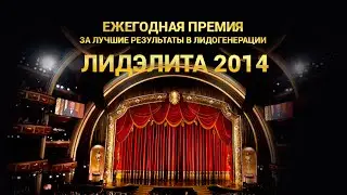 Премия за успехи в Лидогенерации ЛидЭлита 2014