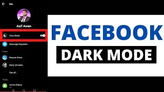 Enable Facebook Messenger Dark Mode Theme Android - Facebook Black Theme 2020