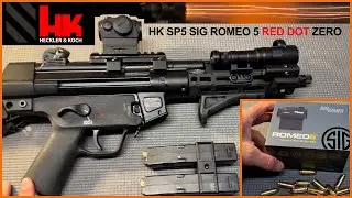 HK SP5 with SIG Romeo 5 Red Dot Zero Sight