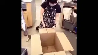 Как увеличить картонную коробку.