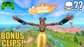 High Elimination Solo Win Gameplay in Fortnite + BONUS CLIPS!