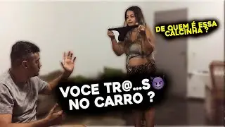 Ela encontrou a calcinha da amante ? #casalcheck #trolagemdecasal