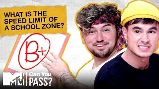 Can You Pass Drivers Ed? ft. Kian & JC 🚘 MTV Access