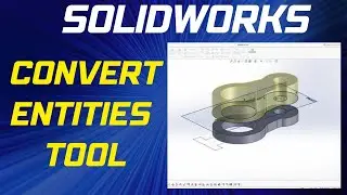 How to use Convert Entities Tool in SolidWorks - SolidWorks Beginner's Tutorial