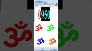 OM symbol in Ms word
