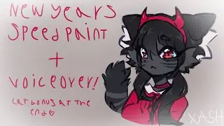 || happy new year!! // Speedpaint + voiceover ||