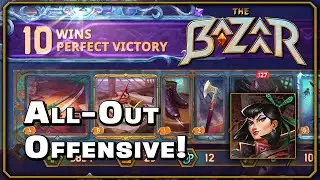 My First 10 Win Diamond Victory in The Bazaar!!