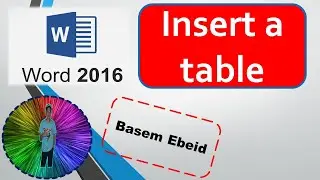 How to insert table/Microsoft Word