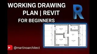 WORKING DRAWING FLOOR PLAN I N REVIT