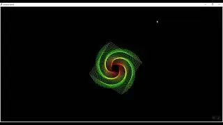 Rainbow spiral turtle with python