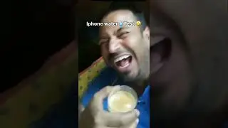 iPhone water 💦 test 😂 Iphone khatam pura😆#iphone #shorts