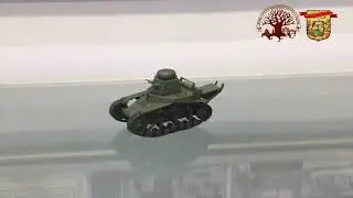 Участник выставки Алябьев Евгений о модели танка Т-18