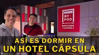 DURMIENDO EN EL PRIMER HOTEL DE CÁPSULAS DE ARGENTINA - "MY POD CAPSULES" - AEROPUERTO DE EZEIZA