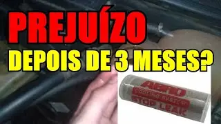 VEJA COMO FICOU MEU MOTOR DEPOIS DE USAR O STOP LEAK