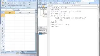 Excel VBA Topic 6.2 - If-Then Structures