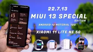 Install Best MIUI 13 Monet Mod OS on Xiaomi 11 Lite NE 5G | MIUI 13 Beta 22.7.13 by Papp54 Review