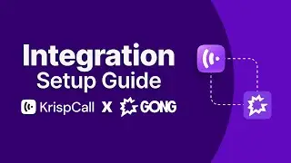 How to INTEGRATE KrispCall with Gong? | Setup Guide