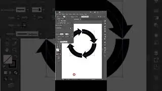 create Round Arrows | illustrator Tutorial 