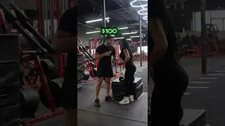 If She Wins, She Gets $100💰💪🏼 #gym #rizz #challenge
