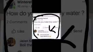 How to Make Holy water #bestjokes #memes #holy #water #comedyvideos #oneliner