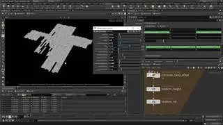Houdini Procedual woodFloor 07 Random Rotation uv Thickness and double layer