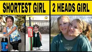 Shortest Girl and 2 Head Girl 😲