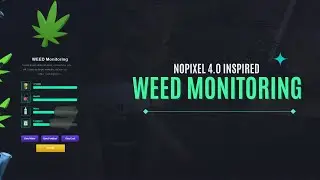 FiveM : NoPixel 4.0 Inspired Weed System with Modern UI