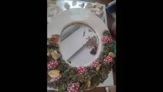 ETSY HANDMADE MIRROR #handmade #ceramic #etsy #mirror #howtomake #homedecor #art #artist #ayna