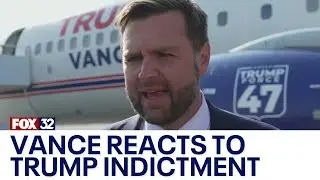 JD Vance reacts to new Trump indictment