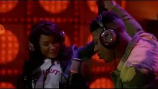 Empire S6 E15 Hakeem and Maya in the studio