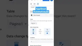 APPSHEET - AUTOMATIZAÇÃO