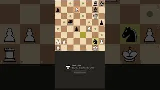 Trapped king #chess #chesstactics #puzzle #chesspuzzle #tactics