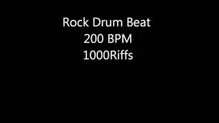 Basic Rock Beat  200 BPM