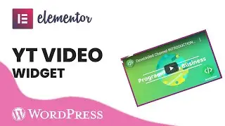 How to ADD a VIDEO to YOUR PAGE using ELEMENTOR | #2022 #wordpress #education #easy #fast #learning