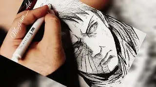 drawing Obito Uchiha💁🏼👉 [road to ninja naruto the movie]👉.Please like 🫠