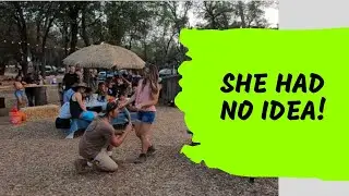 Birthday Speech Turns Surprise Proposal - On Our Renovated Abandoned Campground