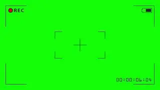 Camera visor  effect / Green screen / HD