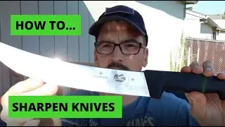 Beginners guide, learn to sharpen your dull knife!