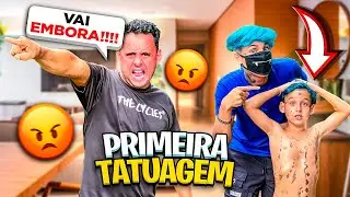 MEU IRMÃO FEZ SUA PRIMEIRA TATUAGEM E FOI EXPULSO DE CASA!
